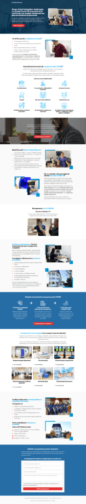 landing page elena pacuraru