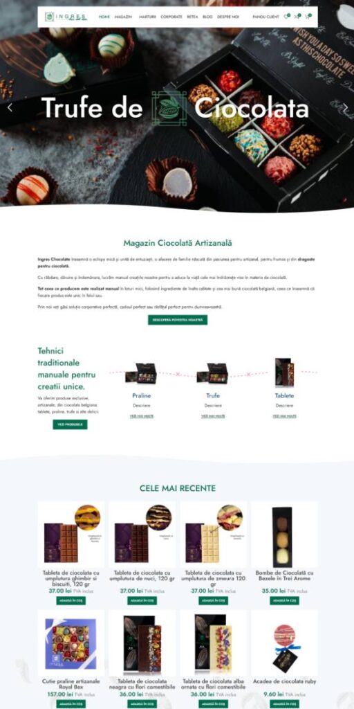 Web Design pentru Cofetarii si Ciocolaterii Online 1 magazin ingres 600x1200 1