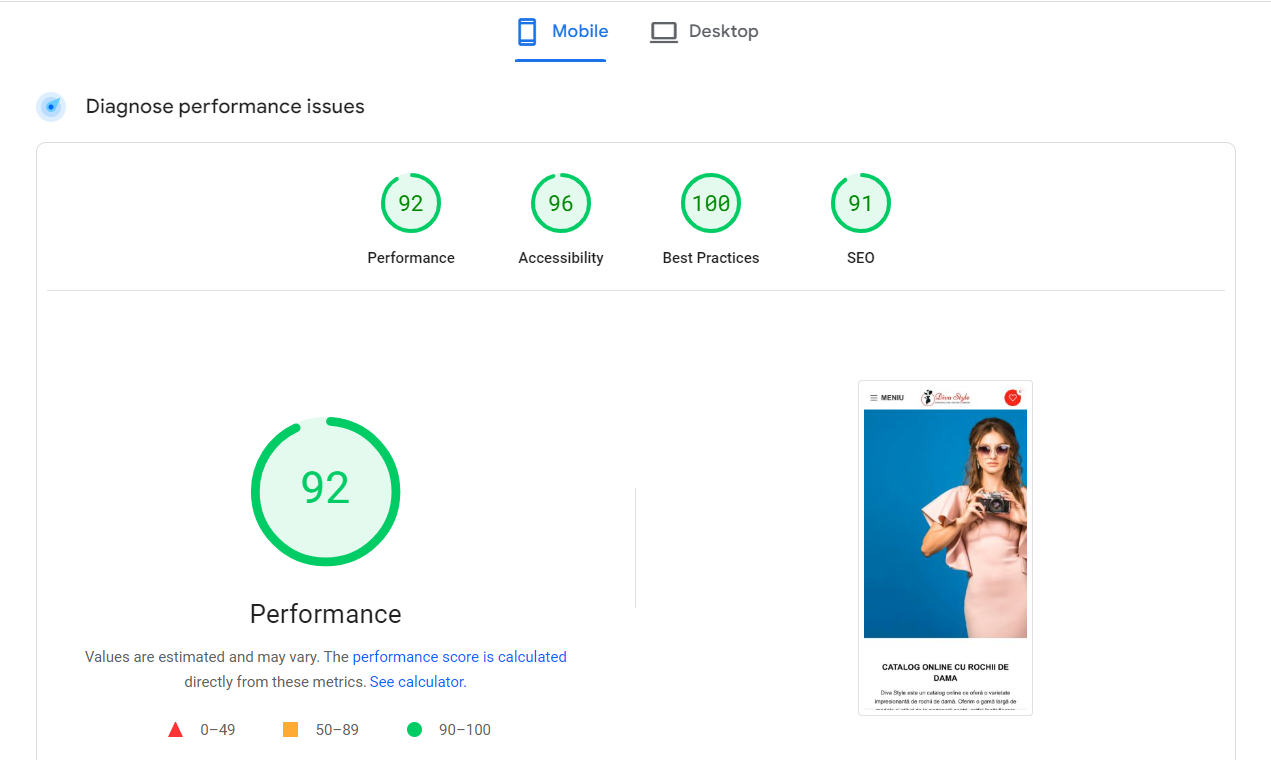 Creare Magazin Shopify 17 Creare Magazin Online - Optimizare Ux/Ui - Proiect Diva Style