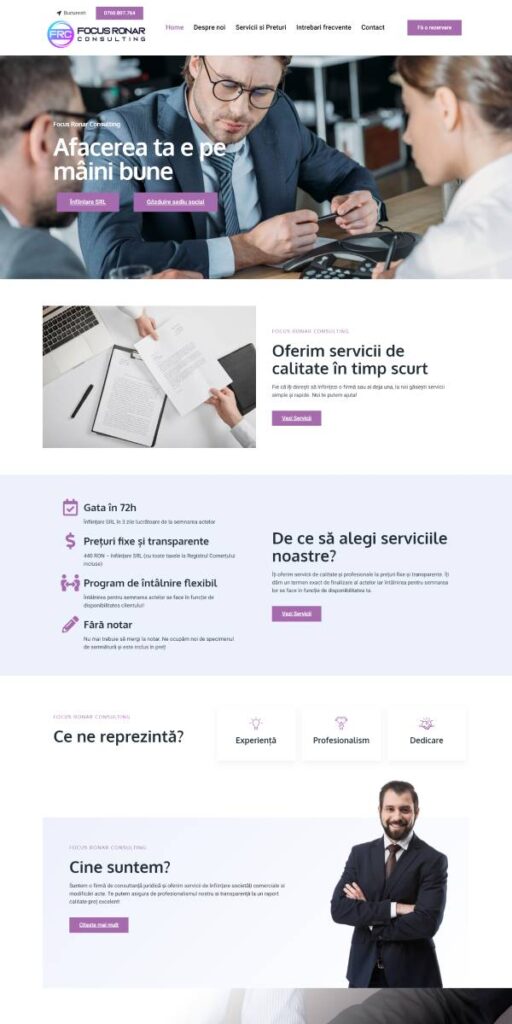 Web Design pentru Firme de Notariat 1 site focus ronar 600x1200 1
