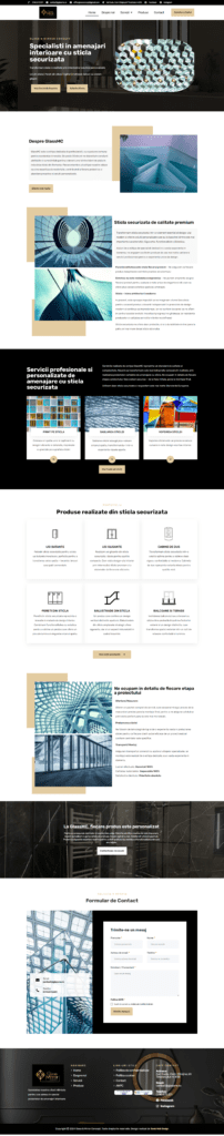 Site Web WordPress - Glass Mirror