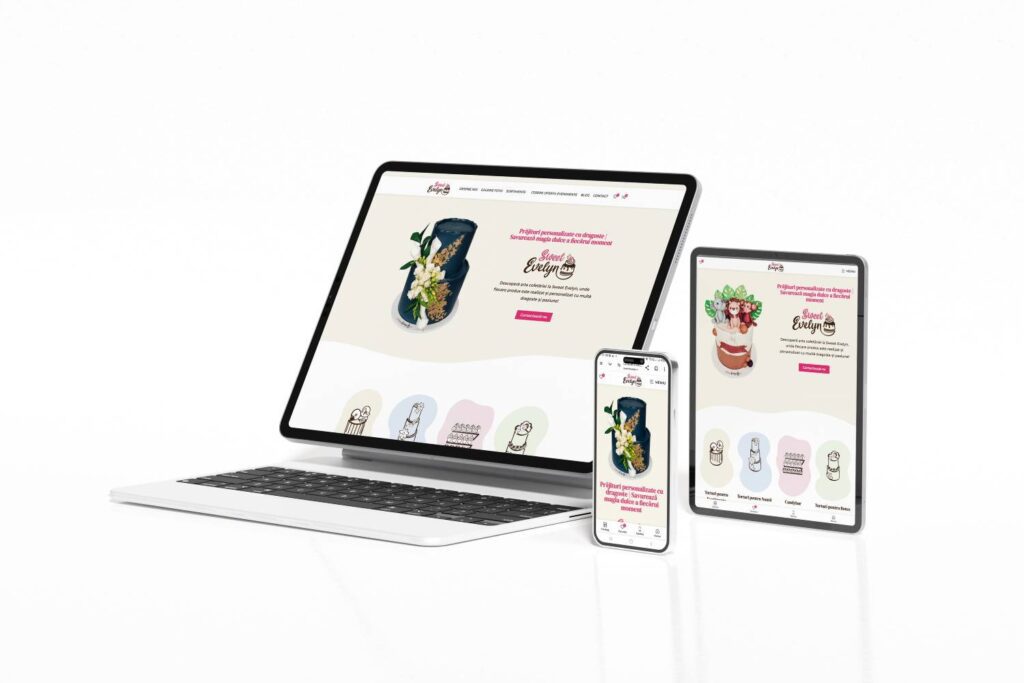 Lansare oficială: Noua imagine online pentru Cofetăria Sweet Evelyn!
