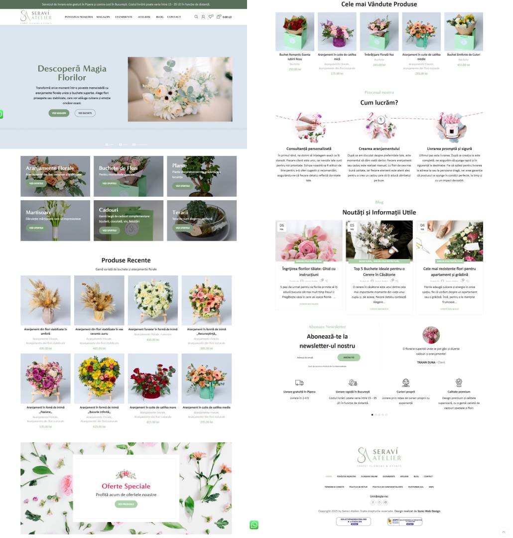 Proiect Web Floraria Seravi
