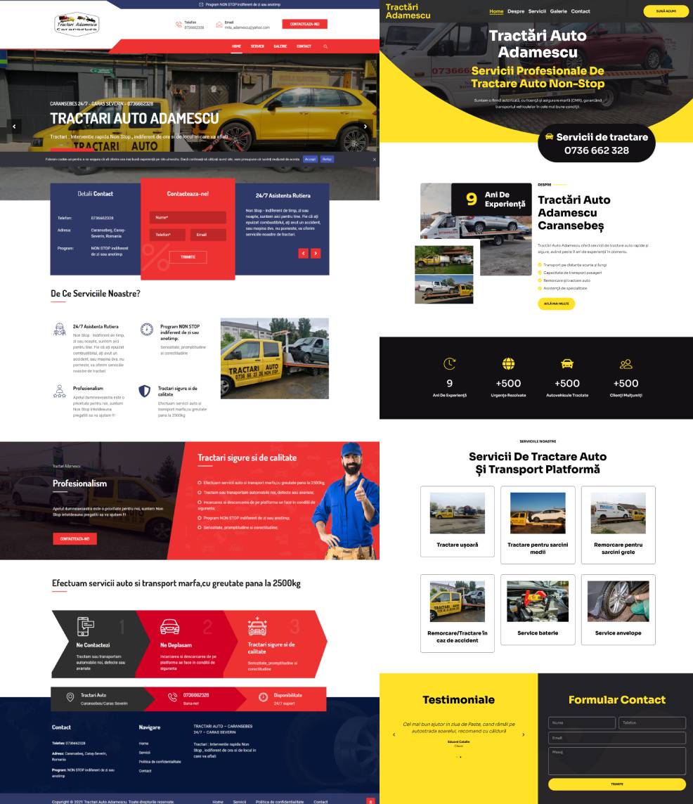 Studiu de Caz Redesign: Cum a ajuns o firmă de tractări din Caransebeș pe prima pagină în Google cu un nou site