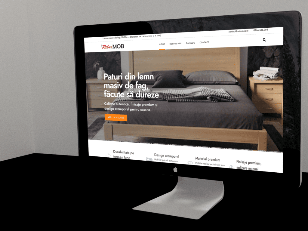Lansare oficială: Noua imagine online pentru Atelierul de Mobila ReluxMob