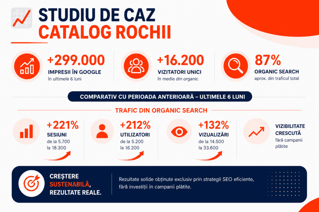 studiu de caz catalog cu rochii dama