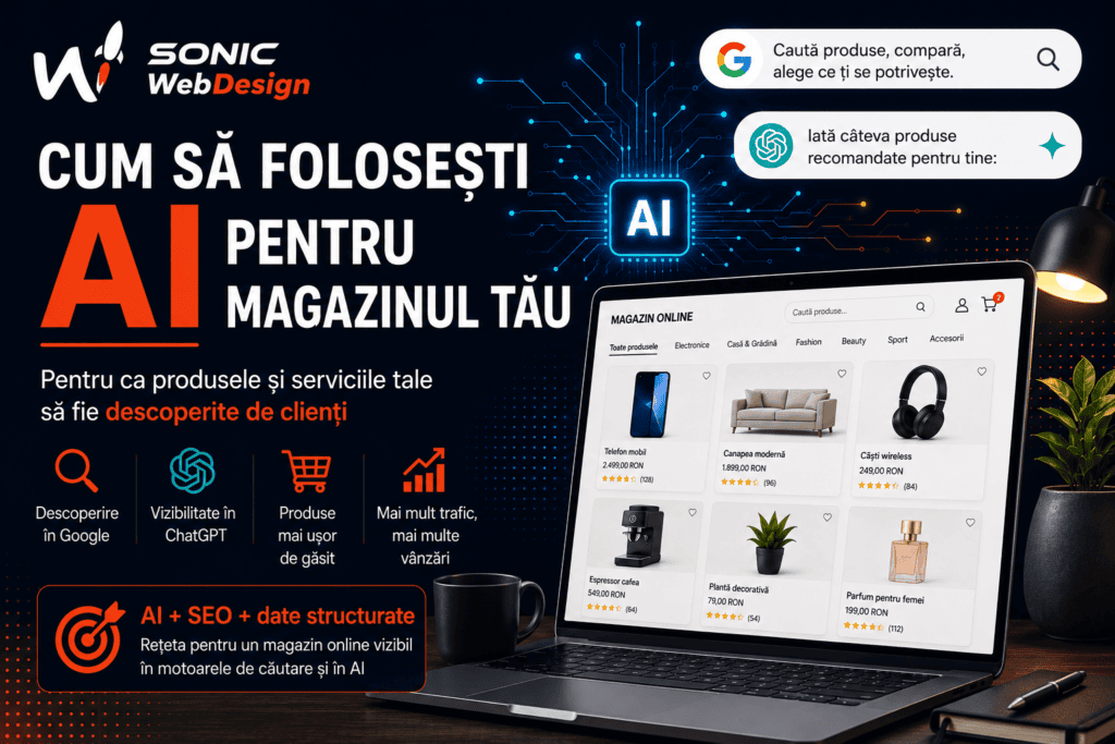 Cum să folosești AI pentru magazinul tău, astfel încât produsele și serviciile tale să fie descoperite de clienți