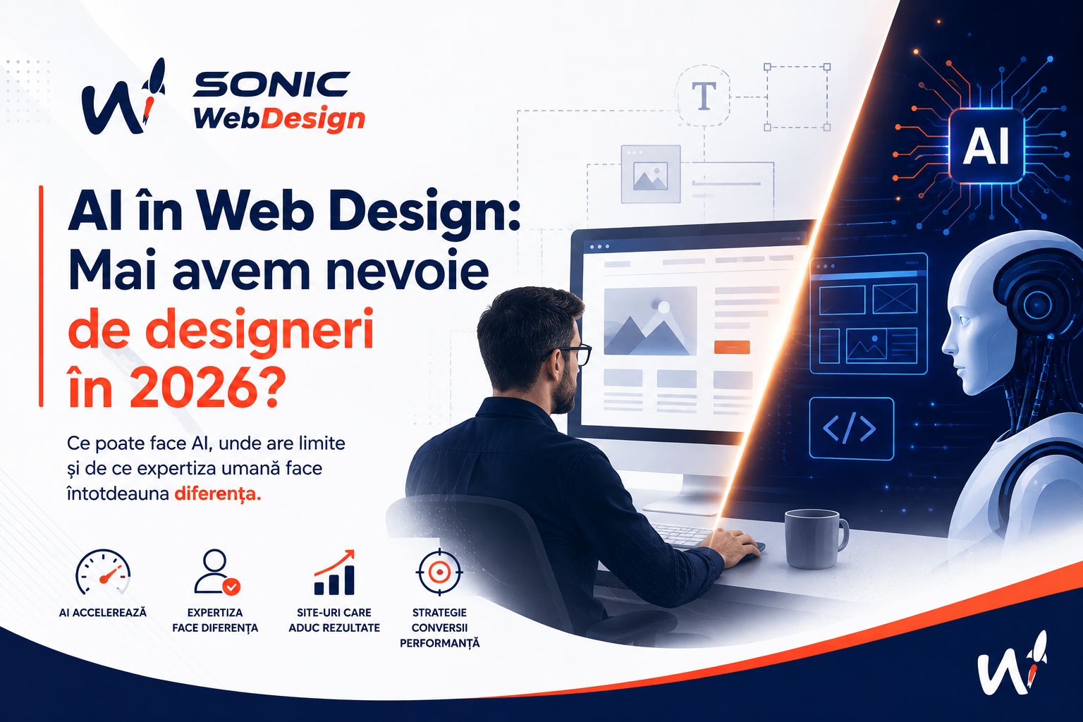 Home 100 AI în Web Design: Mai avem nevoie de designeri în 2026?